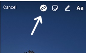 Add a link to an Instagram story